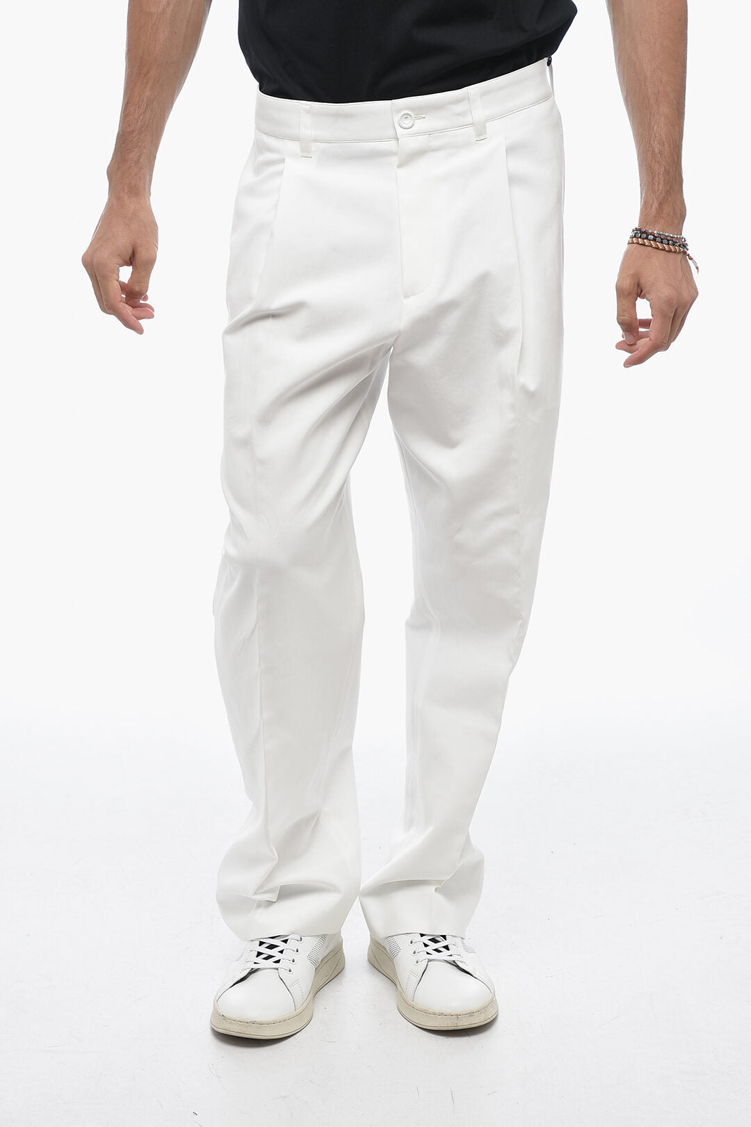 チノパンツ Dior Tailored Chinos Tailored Chinos Black Blended Cotton | DIOR