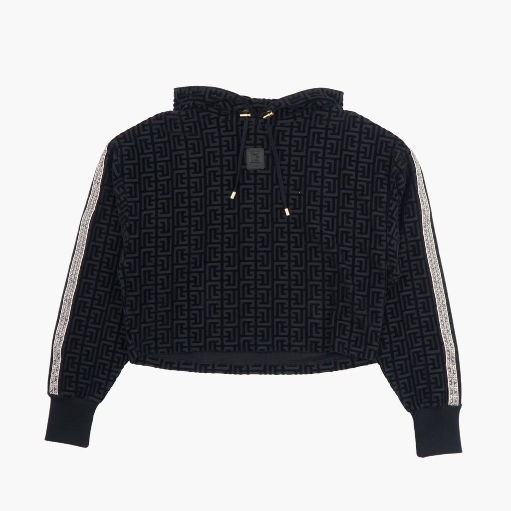 【関税込み】Balmain カーキ クロップド トップス Balmainのカーキ クロップド トップスがセール中